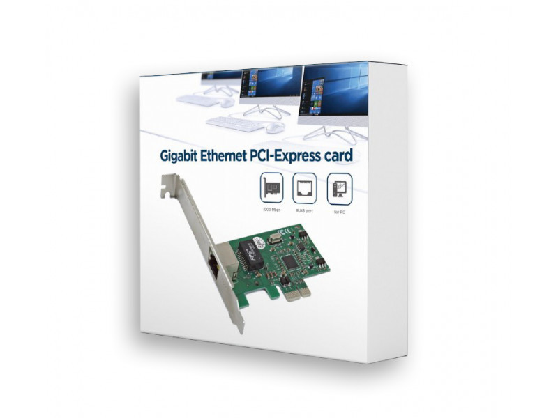 Gembird Gigabit Ethernet PCI-Express card Realtek chipset NIC-GX1