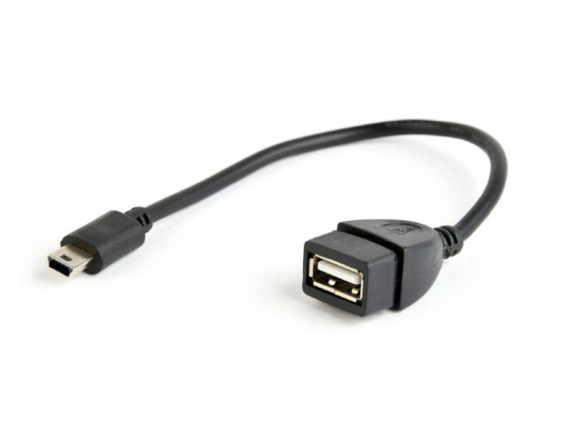 CableXpert USB OTG AF auf Mini BM Adapterkabel 0,15 m A-OTG-AFBM-002