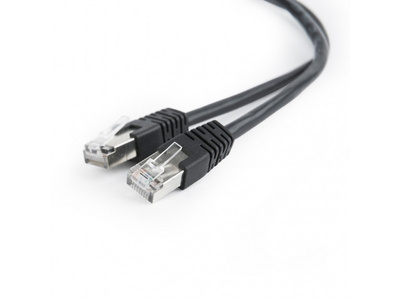 CableXpert FTP Cat5e Patchkabel black 2m PP22-2M/BK