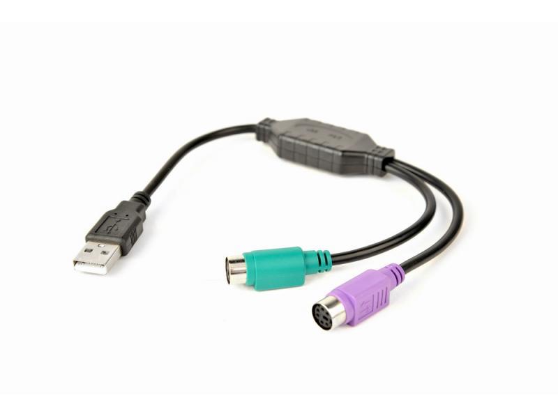 CableXpert USB-zu-PS/2 Konverter UAPS12-BK