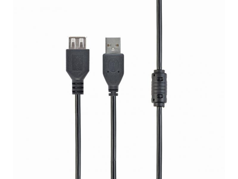 CableXpert Premium USB Verlängerungskabel 1,8 m CCF-USB2-AMAF-6