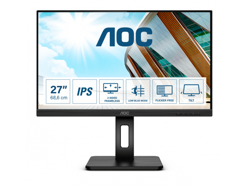 AOC 68,6 cm (27 Zoll) -Full HD - LED Schwarz 27P2Q