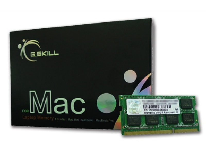 G.Skill 4GB DDR3-1066 SQ MAC - 4 GB - 1 x 4 GB - DDR3 - 1066 MHz - 204-pin SO-DIMM FA-8500CL7S-4GBSQ