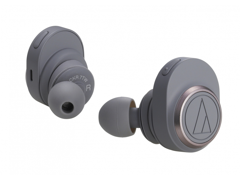 Audio-Technica ATH-CKR7TW - Kopfhörer - im Ohr - Anrufe & Musik - Grau