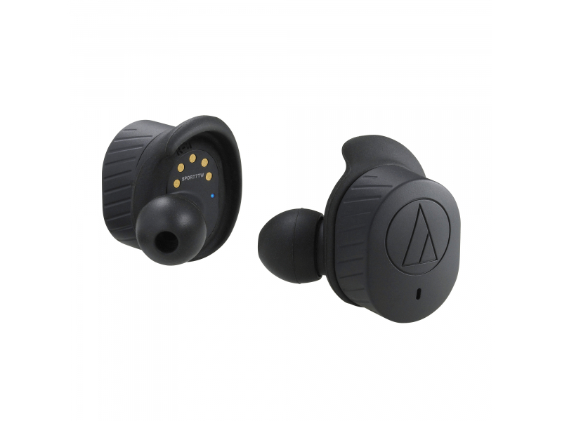 Audio-Technica Kopfhörer - Kabellos 12,8 g - Schwarz ATH-SPORT7TWBK