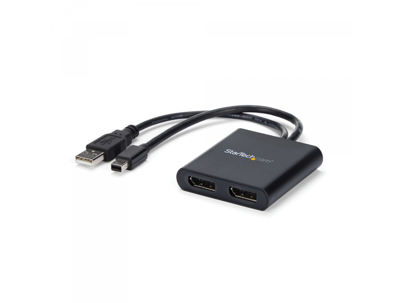 StarTech.com Mini DisplayPort to DP Multi Monitor 2-Port MST Hub MSTMDP