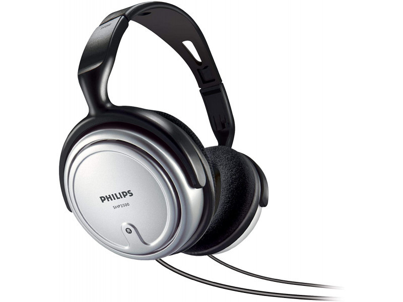 Philips Kopfhörer Over-Ear Schwarz-Silber SHP2500/10