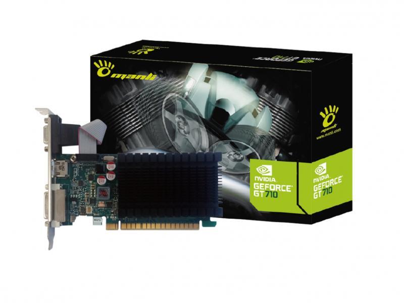 VGA Man GeForce® GT 710 2GB SDDR3 64bit LP | Manli - N308GT7100F2620