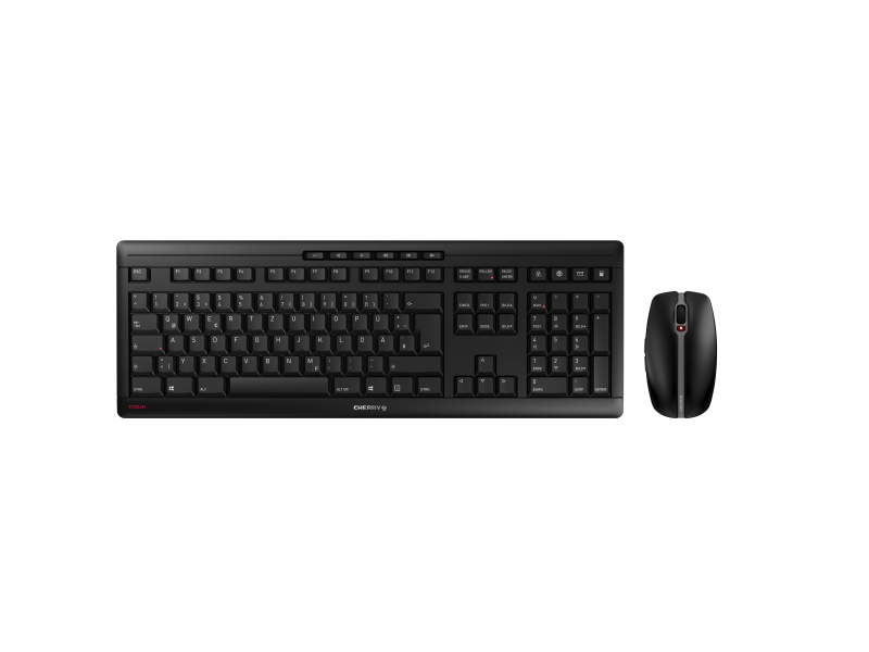 Keyboard & Mouse Cherry Stream DESKTOP RECHARGE schwarz (JD-8560DE-2)