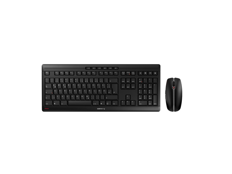 Keyboard & Mouse Cherry Stream DESKTOP Wireless schwarz (JD-8500DE-2)