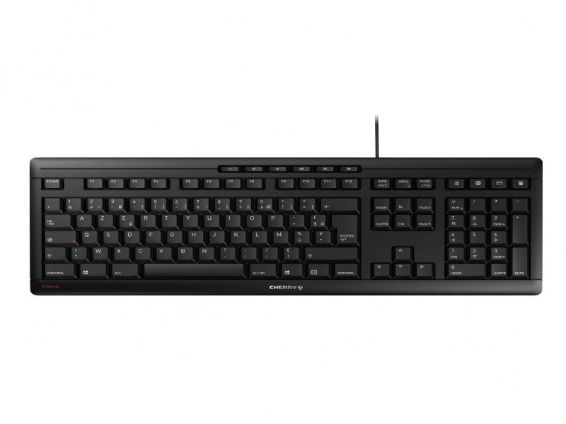 Keyboard Cherry STREAM schwarz GB (JK-8500GB-2) | Cherry - JK-8500GB-2