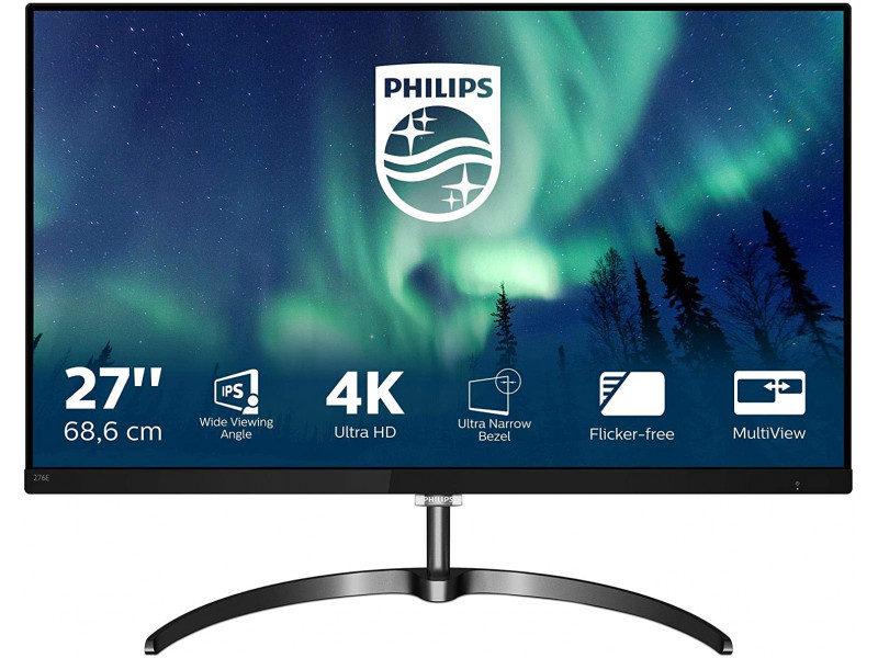 Philips E-line 276E8VJSB - LED-Monitor - 4K - 68.6 cm (27) - 276E8VJSB/00