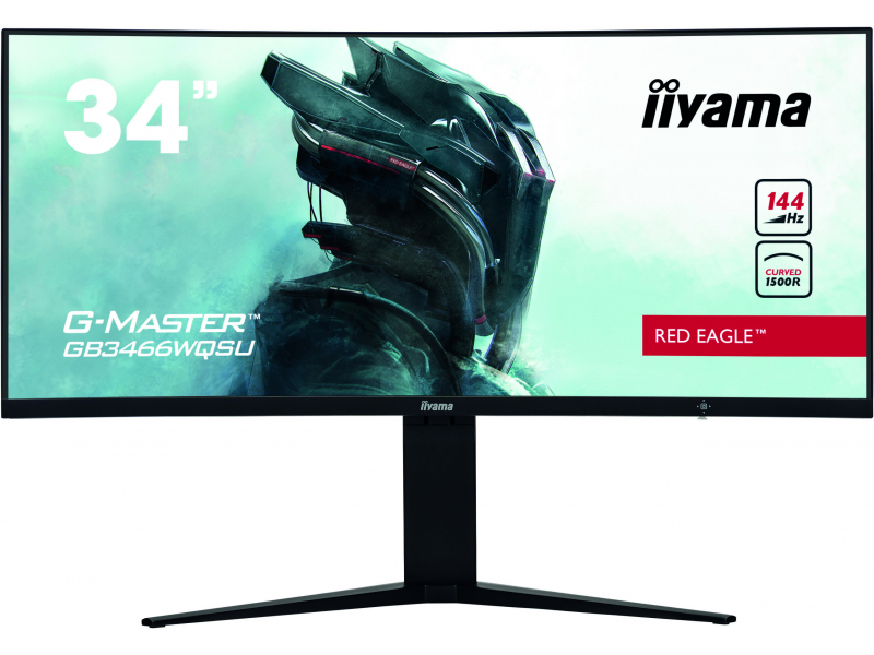 iiyama G-MASTER Red Eagle - LED-Monitor - gebogen - 86.462 cm (34)