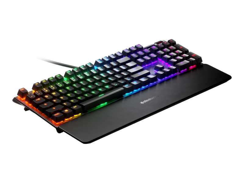 SteelSeries Apex 5 Gaming Tastatur, Hybrid Blue, RGB schwarz 64535