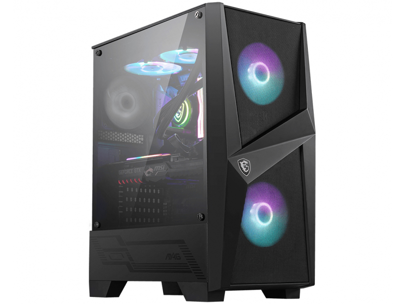 MSI Geh Midi MAG Forge (B/Tempered Glas/RGB Fan) 306-7G03M21-809