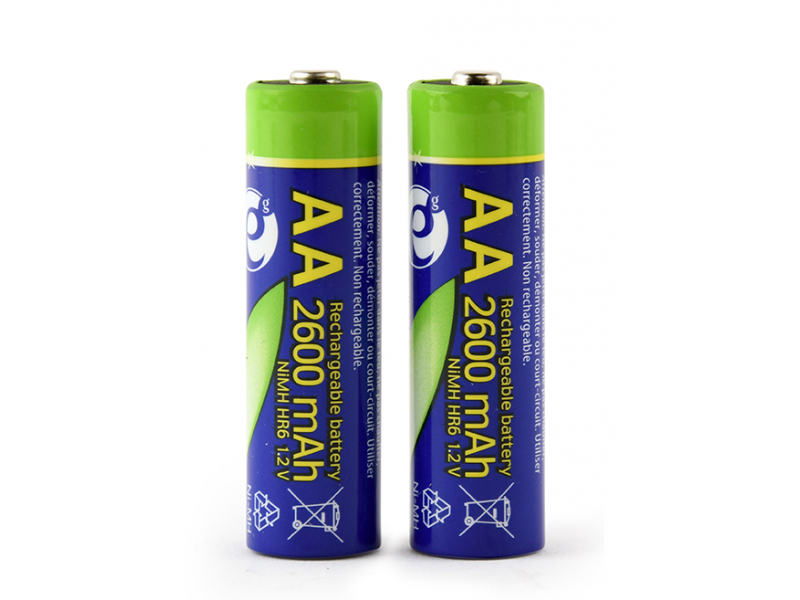 EnerGenie Ni-MH wiederaufladbar AA batteries, 2600mAh, 2er blister - EG-BA-AA26-01