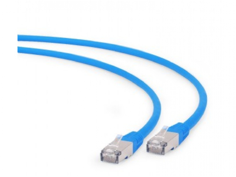 CableXpert networking cable Cat6a S/FTP S-STP Blue - Kabel - Netzwerk PP6A-LSZHCU-B-1M