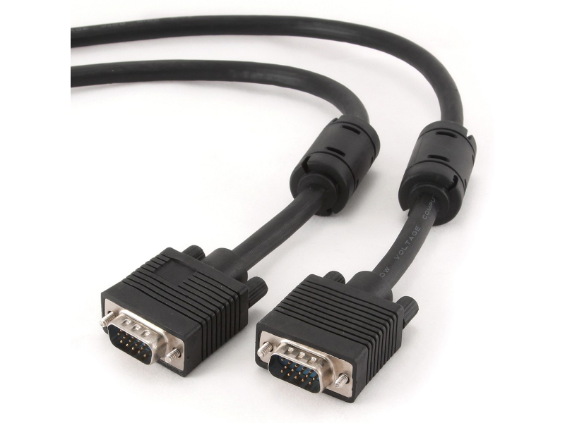 CableXpert 10 m - VGA (D-Sub) - VGA (D-Sub) - Schwarz - Männlich/Männlich CC-PPVGA-10M-B