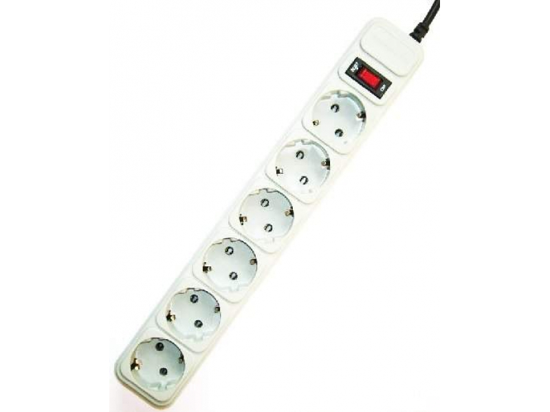 Gembird Surge protector, 6 sockets, 10 ft - SPG6-B-10C