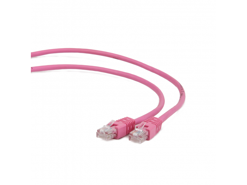 CableXpert 2 m - Cat5e - U/UTP (UTP) - RJ-45 - Pink PP12-2M/RO