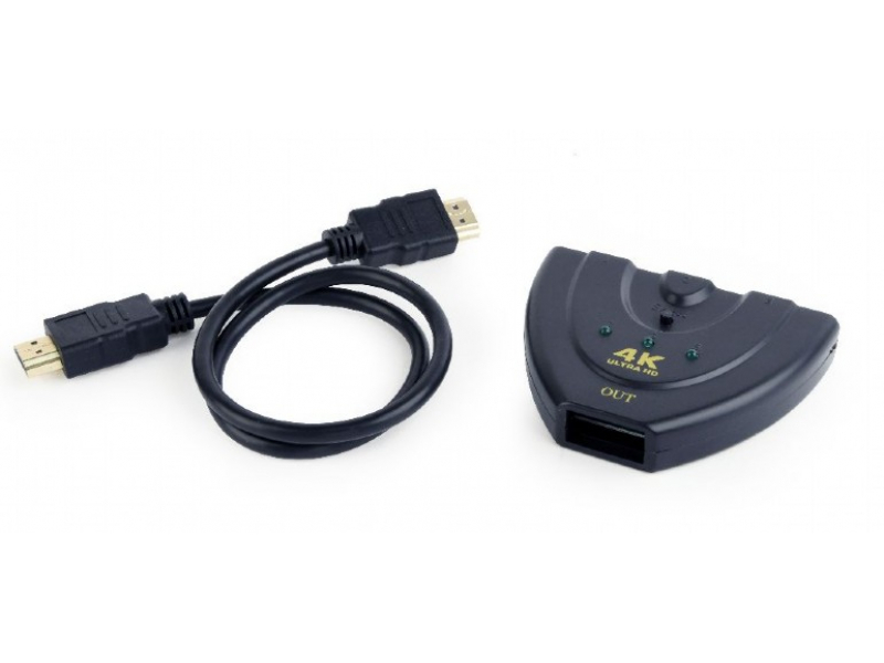 CableXpert HDMI - Schwarz - 0,5 m - 5 V - 0.15 A - 77 mm DSW-HDMI-35