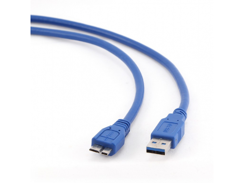 CableXpert USB 3.0 - 3 m - USB A - Micro-USB B - USB 3.2 Gen 1- Männlich/Männlich - Bla