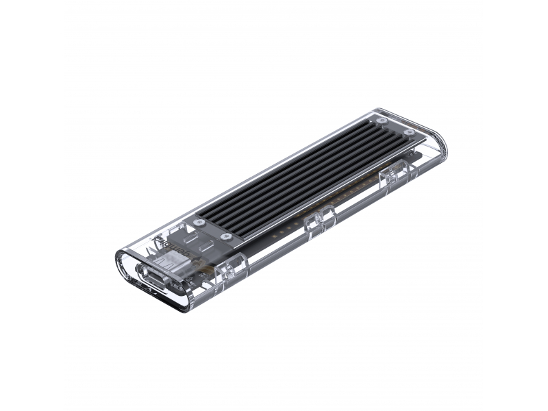 Gembird USB 3.1 enclosure for M.2 NVMe drives transparent EE2280-U3C-02