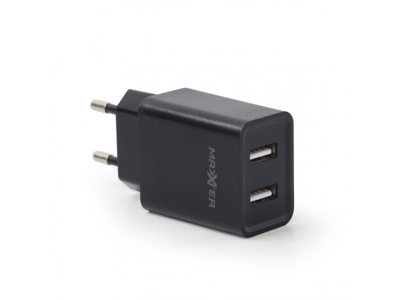 EnerGenie mobile device charger Black Indoor EG-U2C2A-03-BK