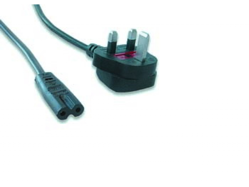 CableXpert UK power cord (C7), 3 A, 6 ft - PC-187-ML7