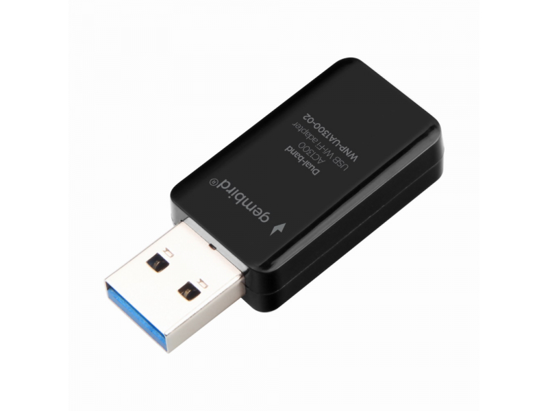 Gembird Kompakter Dual-Band AC1300 USB-Wi-Fi-Adapter - WNP-UA1300-02