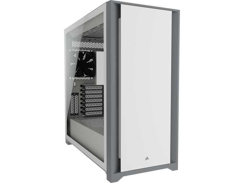 CORSAIR Midi 5000D TG (Tempered Glass) White CC-9011209-WW