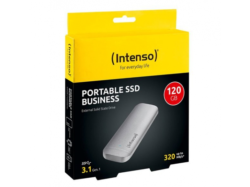 Intenso SSD Business 120GB USB 3.1 Gen 1 - Solid State Disk - 1,8inch 3824430