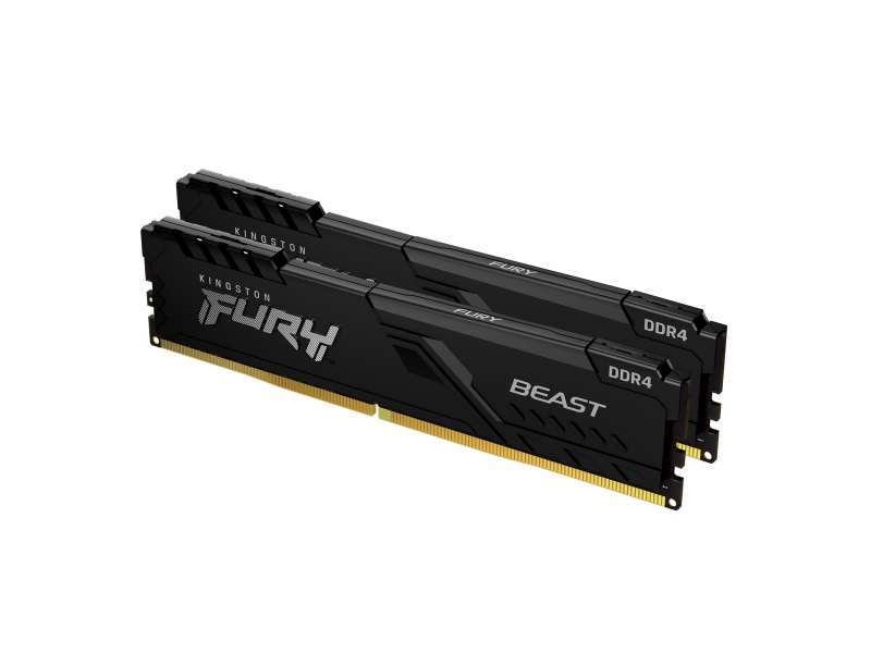 Kingston Fury Beast - DIMM 288-PIN - 3600 MHz - 16 GB - DDR4 KF436C17BBK2/16