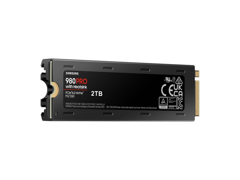 Samsung SSD m.2 PCIe 2000GB 980 PRO mit Kühler MZ-V8P2T0CW