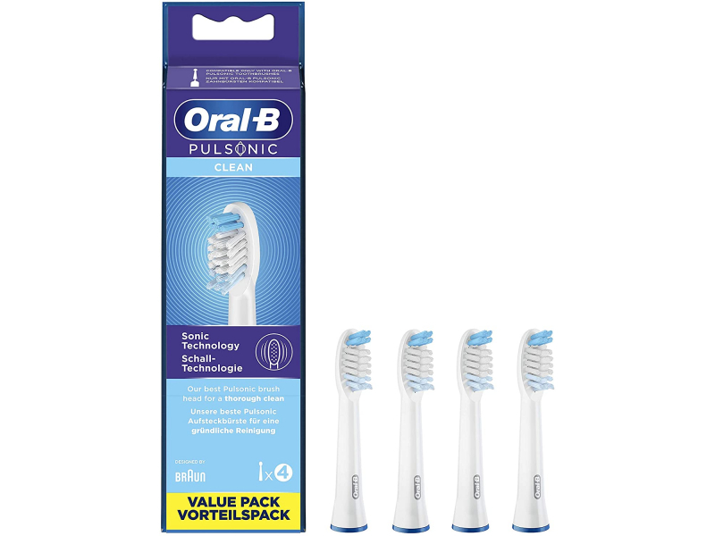 Oral-B Pulsonic Clean Ersatzbürsten Köpfe SR32-4 (4 Stk)