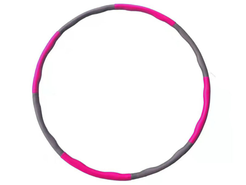 Schaum/Foam Hula Hoop 100cm, 1,2kg (Pink-Grau)