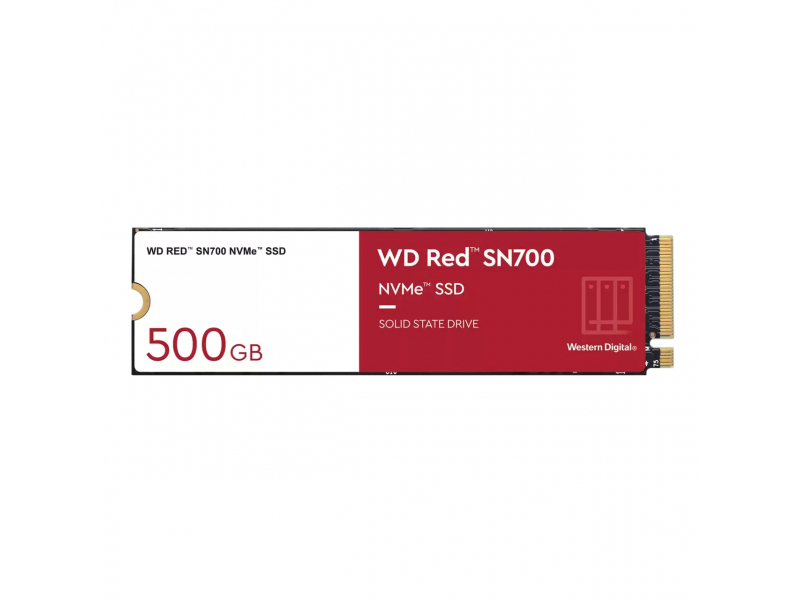 WD SSD Red SN700 500GB NVMe M.2 PCIE Gen3 - Solid State Disk WDS500G1R0C