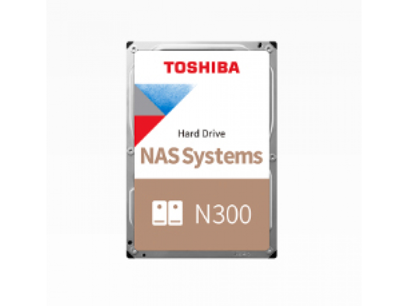 Toshiba N300 NAS - 3.5 Zoll - 8000 GB - 7200 RPM HDWG480UZSVA