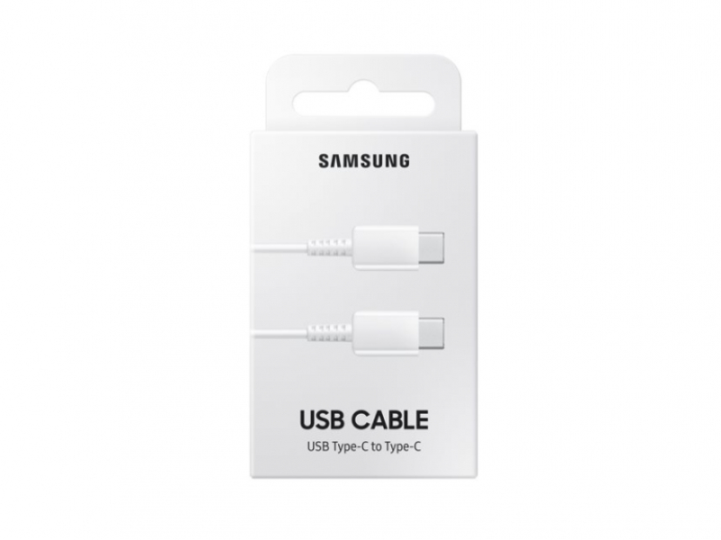 Samsung Datenkabel USB Type-C to Type-C (1m) EP-DA705BWEGWW (Weiß)