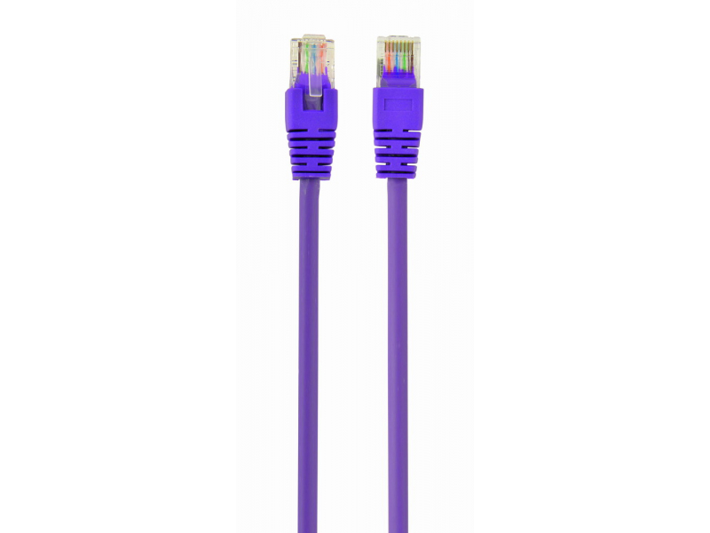 CableXpert CAT5e UTP Patch cord, purple, 0.5 m - PP12-0.5M/V