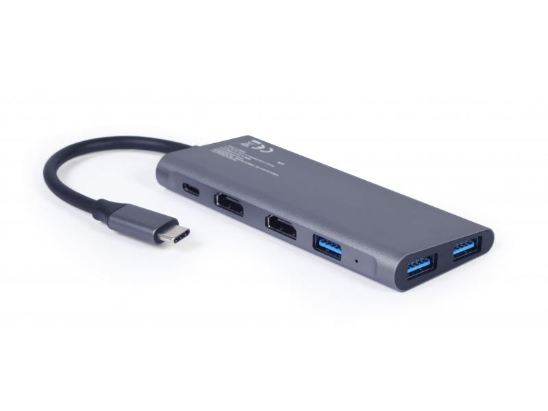 Gembird USB Type-C 3-in-1 multi-port adapter Hub+ HDMI+ A-CM-COMBO3-01