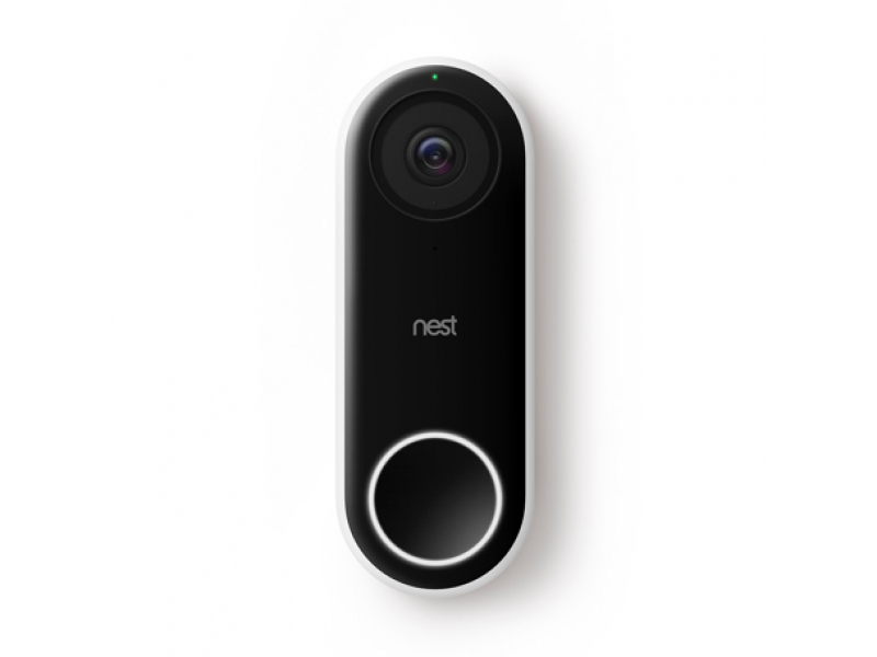 Google Nest Labs Nest Hello - Schwarz - IPX4 - Outdoor - 3 MP - NC5100EX