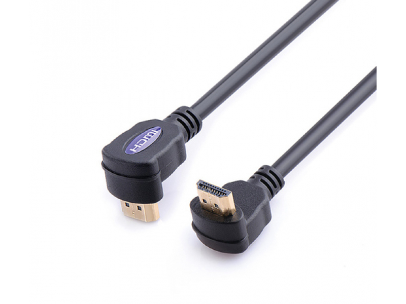 Reekin HDMI Kabel - 1,0 Meter - FULL HD 2x 90° (High Speed w. Ethernet)