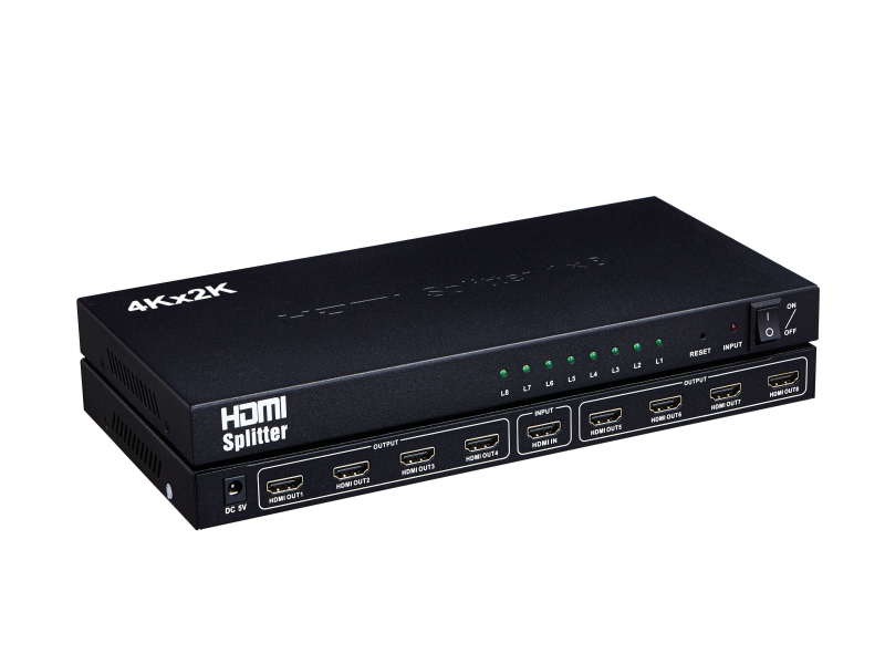 HDMI Splitter 4K x 2K 3D 1x8