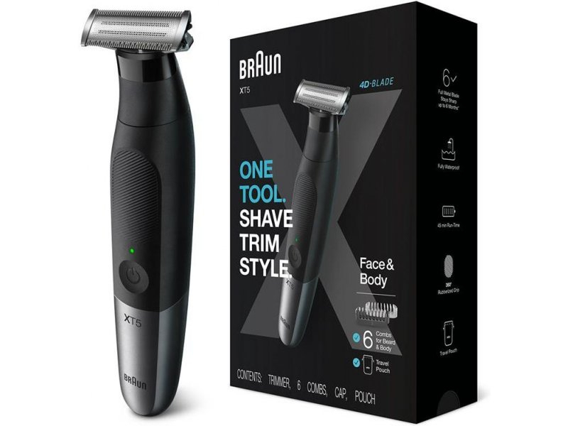 Braun Series X XT5200 Rasierer/Trimmer Black, Metallic - XT5200