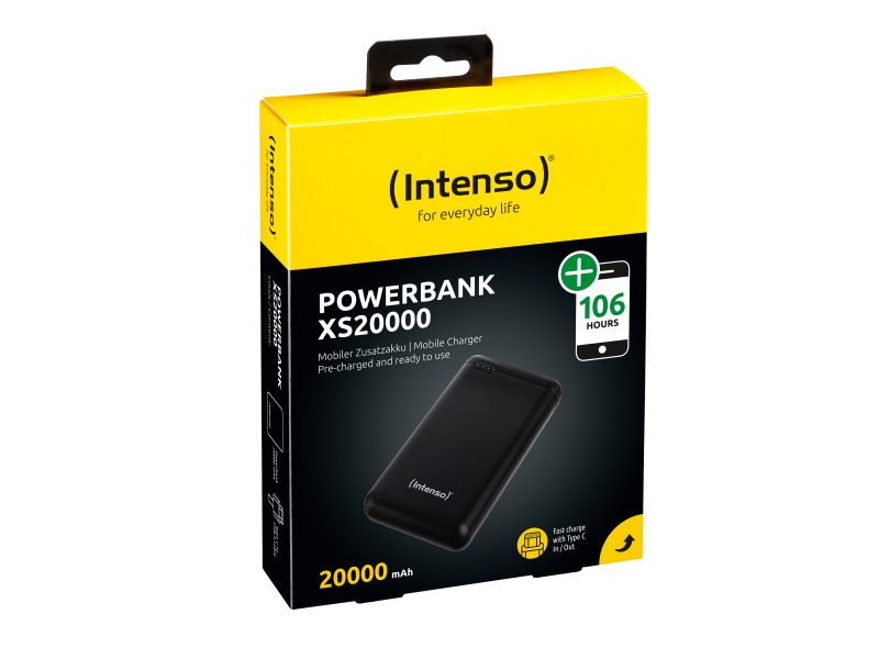 Intenso Powerbank XS20000 20000mAh Schwarz