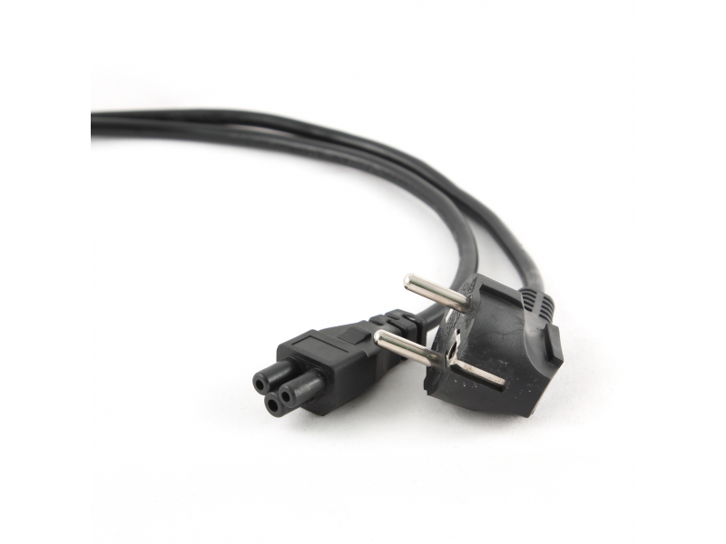 CableXpert - 1 m - Männlich - CEE7/7 - C5-Koppler - Schwarz PC-186-ML12-1M