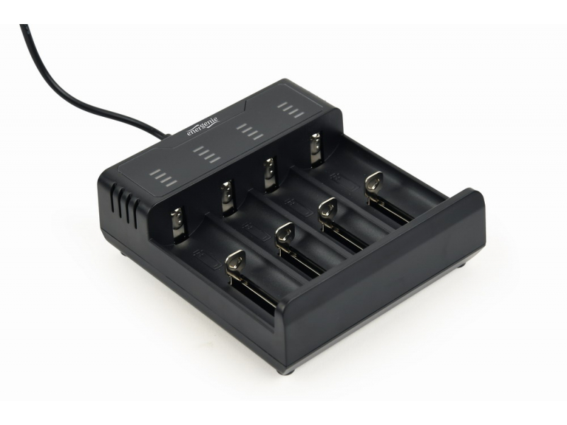 EnerGenie Ni-MH + Li-Ion Schnell-Ladegerät, schwarz - BC-USB-02