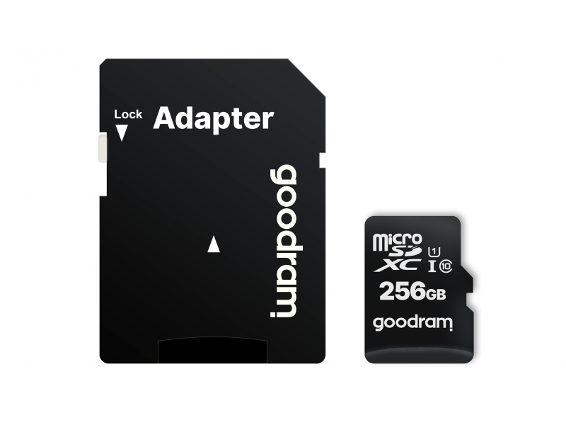 GOODRAM microSDHC 256GB Class 10 UHS-I + adapter M1AA-2560R12