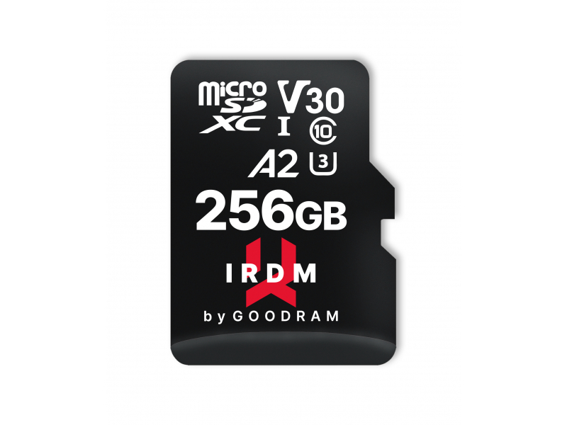 GOODRAM IRDM microSDXC 256GB V30 UHS-I U3 + adapter IR-M2AA-2560R12